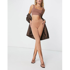 Fashionkilla Womens Brown Legging AMF749