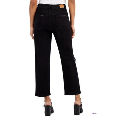 Gogo Jeans Womens  Black Straight Jeans  