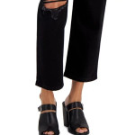 Gogo Jeans Womens Black Straight Jeans Gogo Jeans Womens Black Straight Jeans