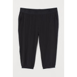 H&M  Womens Black Cropped Sports Pants 0765734002