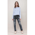 Hudson Womens Gray Boyfriend Jeans 801682885561 FA108 (FL224)