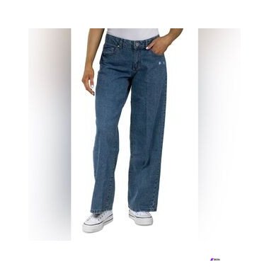 Indigo Rein Womens High rise Straight Leg Jeans Pants 