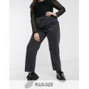 Collusion Womens Black Mom Jeans ANF2348