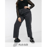 Collusion Womens Black Mom Jeans ANF2348 Collusion Womens Black Mom Jeans ANF2348