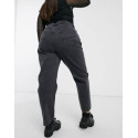 Collusion Womens Black Mom Jeans ANF2348