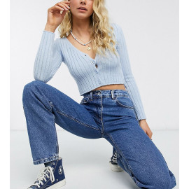 Collusion Womens Blue Dad Jeans ANF3268