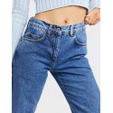 Collusion Womens Blue Dad Jeans ANF3268