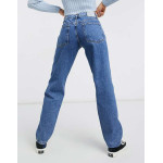 Collusion Womens Blue Dad Jeans ANF3268