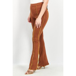 Collusion Womens Brown Flare Pants ANF2307
