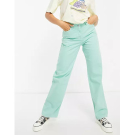 Collusion Womens Mint Green Jeans ANF1523