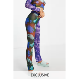 Collusion Womens Multicolor Trouser ANF3115