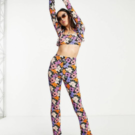 Collusion Womens Multicolor Trouser ANF551 (AN)