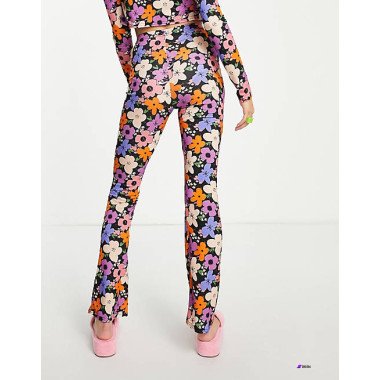 Collusion Womens Multicolor Trouser ANF551 (AN)