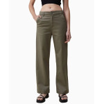 Cotton On Juniors Khaki Wide Leg Pant Cotton On Juniors Khaki Wide Leg Pant