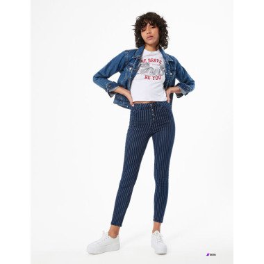 DCM Jennyfer Womens Navy Blue Jeans 12debooc/3665076646 FA205(yz78)