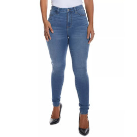 Dollhouse Womens Dark Blue Curvy Skinny Jeans 