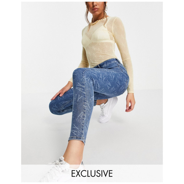 Asyou Womens Blue Jeans ANF2917 Asyou Womens Blue Jeans ANF2917