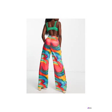 Asyou Womens Multicolor Trouser ANF3109