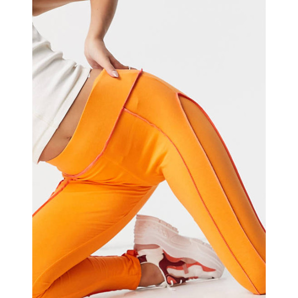 ASYOU Womens Orange Legging AMF2547 ASYOU Womens Orange Legging AMF2547