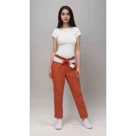 Ayriss Womens Red Casual Pants 