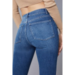 Bridget Boot Womens Instasculpt in Mid-Raw Jeans  