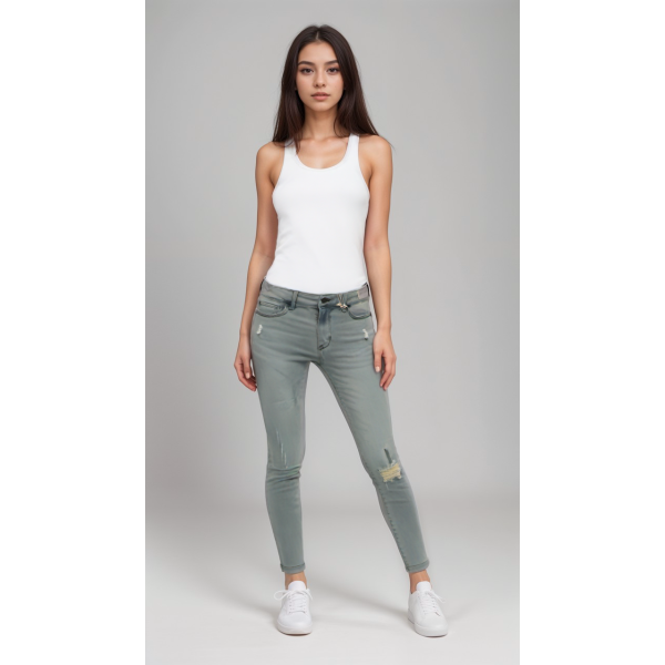 Celebrity Pink Womens Blue Mid-Rise Ankle Skinny Jeans Celebrity Pink Womens Blue Mid-Rise Ankle Skinny Jeans