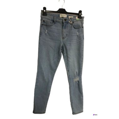 Celebrity Pink Womens Blue Mid-Rise Ankle Skinny Jeans 