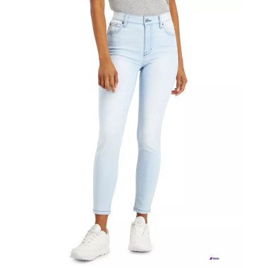 Celebrity Pink Womens Light Blue Mid Rise Skinny Ankle Jeans 
