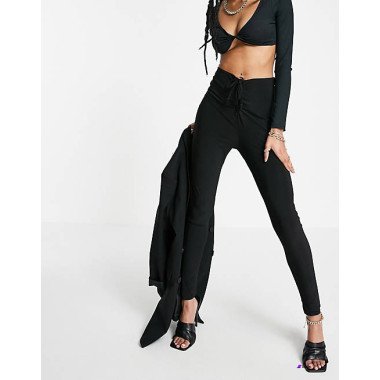 Club L London Womens Black Trouser AMF477