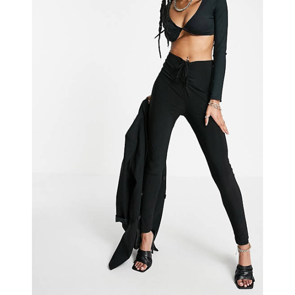 Club L London Womens Black Trouser AMF477 Club L London Womens Black Trouser AMF477