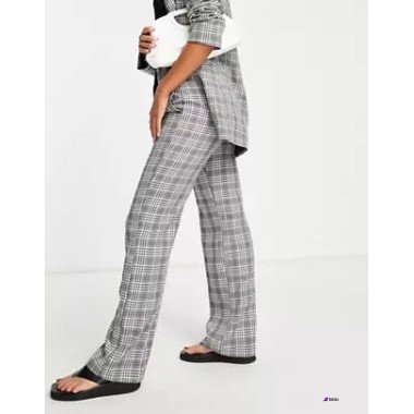 Asos Design Womens Multicolor Straight Trouser ANF1436