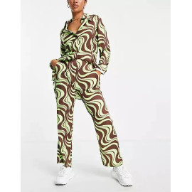 Asos Design Womens Multicolor Trouser ANF1449