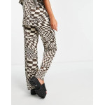 Asos Design Womens Multicolor Trouser ANF3319