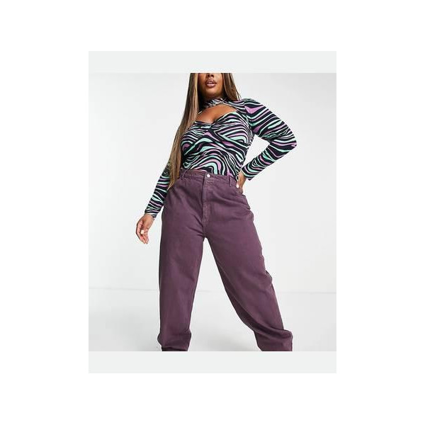 Asos Design Womens Purple Jeans ANF422 Asos Design Womens Purple Jeans ANF422