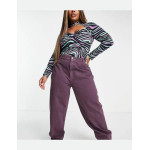 Asos Design Womens Purple Jeans ANF422 Asos Design Womens Purple Jeans ANF422