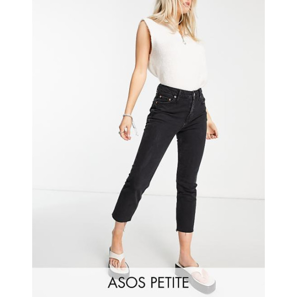 Asos Design Womens Washed Black Jeans ANF2915 Asos Design Womens Washed Black Jeans ANF2915