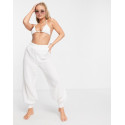 Asos Design Womens White Beach Trouser ANF2353