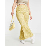 Asos Design Womens Yellow Wide Leg Trouser ANF3371 Asos Design Womens Yellow Wide Leg Trouser ANF3371