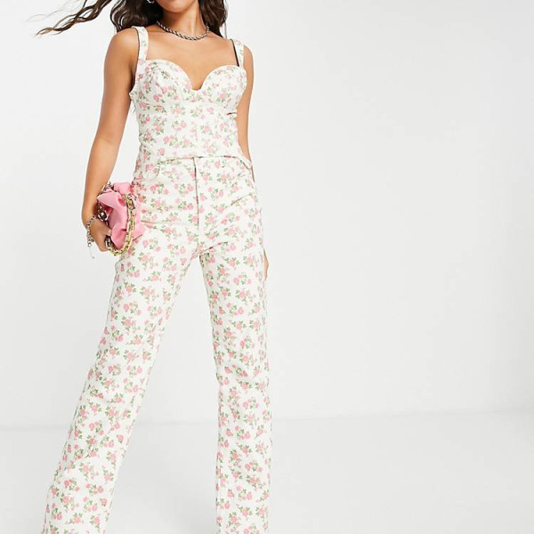 Asos Womens Multicolor Trouser AMF755 Asos Womens Multicolor Trouser AMF755