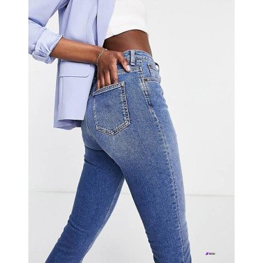 Asos Design Womens Blue Jeans ANF409