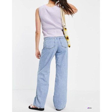 Asos Design Womens Blue Jeans ANF414