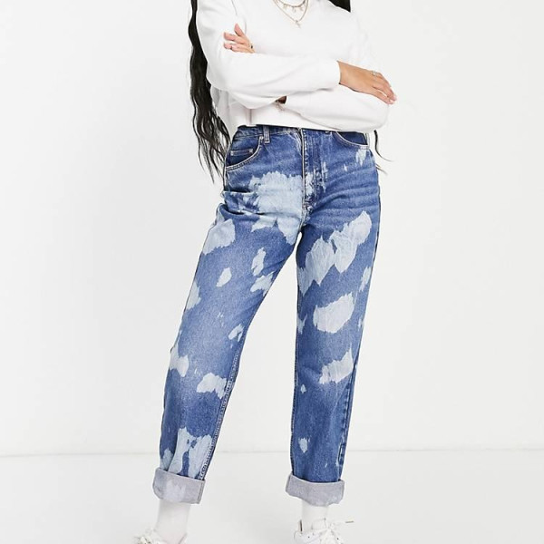 ASOS Design Womens Blue Jeans ANF417 (st6,7)