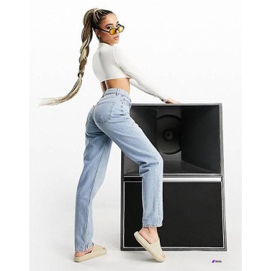 ASOS Design Womens Blue Jeans ANF461