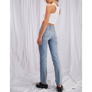 Asos Design Womens Blue Jeans ANF491