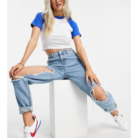 Asos Design Womens Blue Jeans ANF583 (AN)