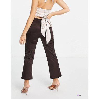 Asos Design Womens Brown Trouser ANF434