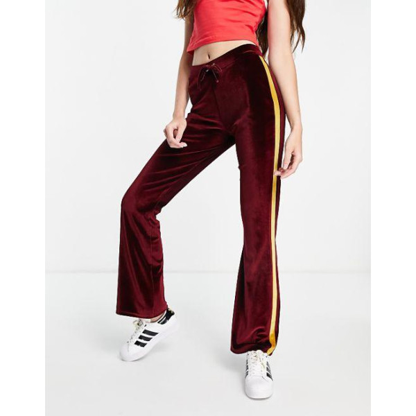 ASOS Design Womens Burgundy Flare Pant ANF2375 ASOS Design Womens Burgundy Flare Pant ANF2375