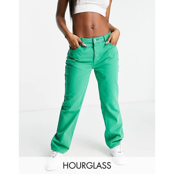 Asos Design Womens Green Jeans ANF413 Asos Design Womens Green Jeans ANF413