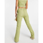 Asos Design Womens Green Tall Flare Trouser ANF3365 Asos Design Womens Green Tall Flare Trouser ANF3365