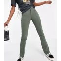 ASOS Design Womens Khaki Jeans ANF439